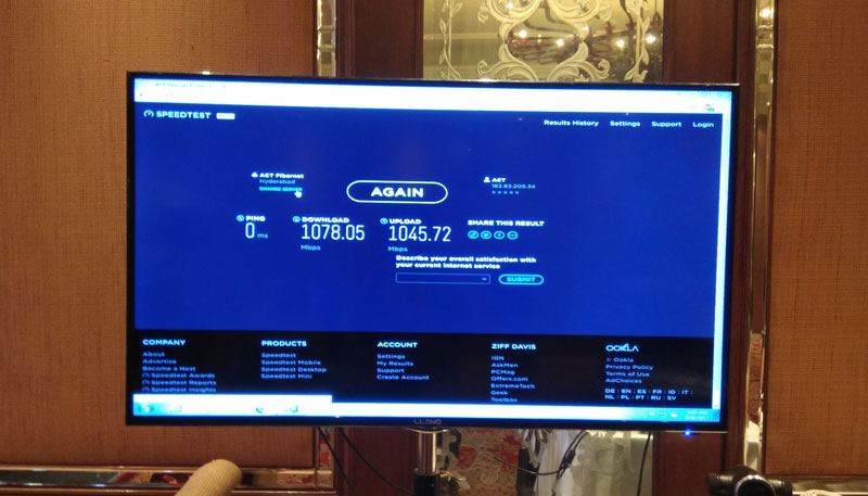Fastest Broadband in India