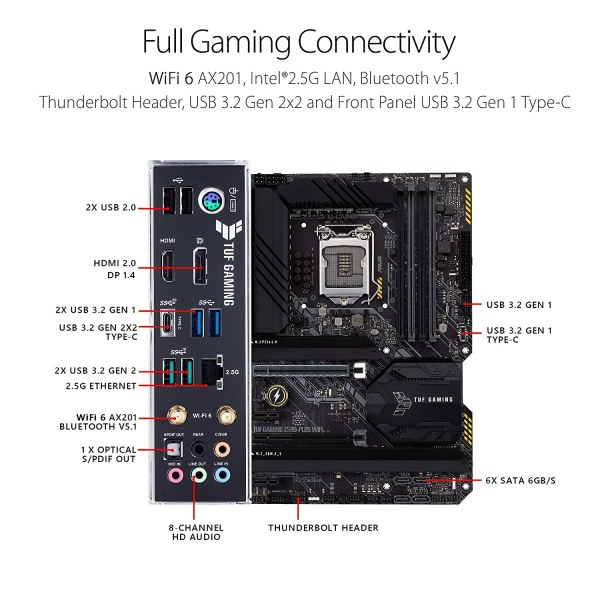 ASUS TUF Z590 Plus gaming Motherboard