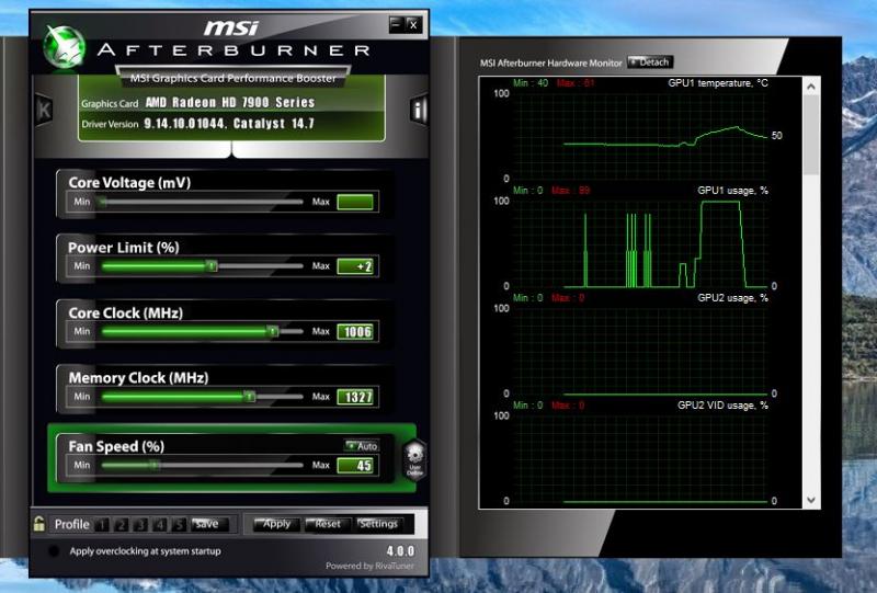 msi afterburner cpu temp