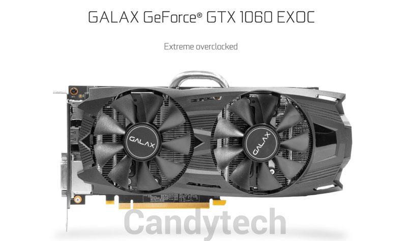 Review Galax Nvidia GTX 1060 EXOC