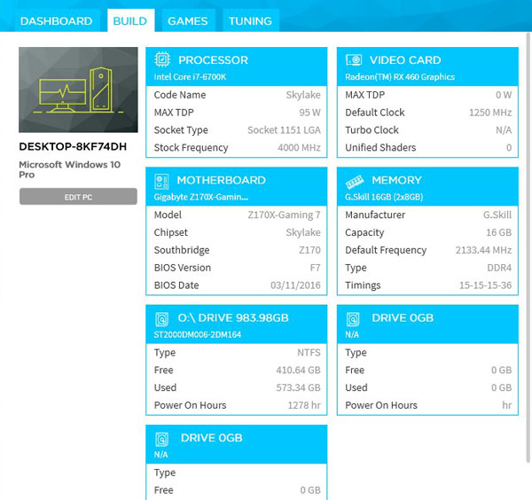 AMD RX 460 Specs