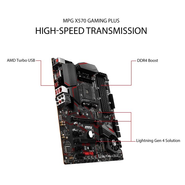 MSI MPG X570 gaming plus motherboard