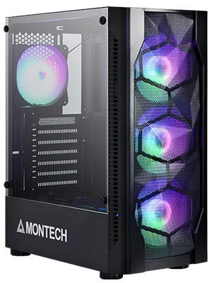 Montech X1 Black ATX Mid-Tower Gaming PC