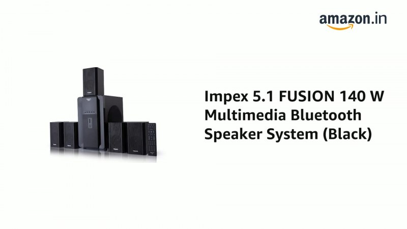 Impex FUSION 140 Watts 5.1 Channel Multimedia Speaker System