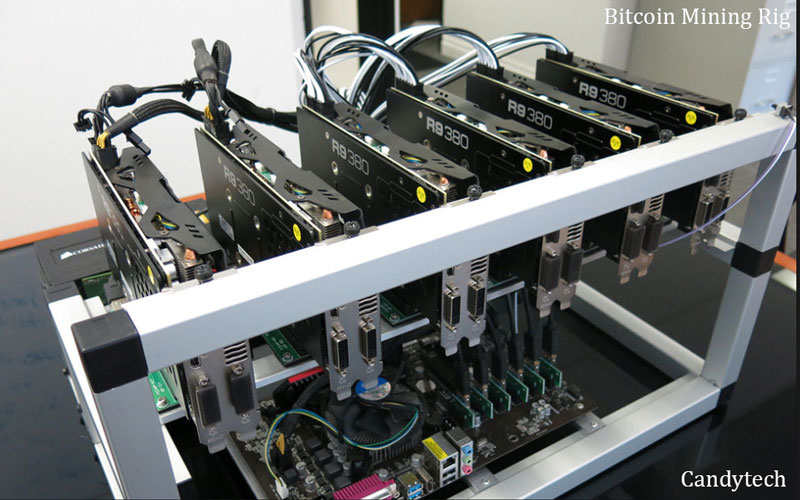 Bitcoin Mining Rig Image 1